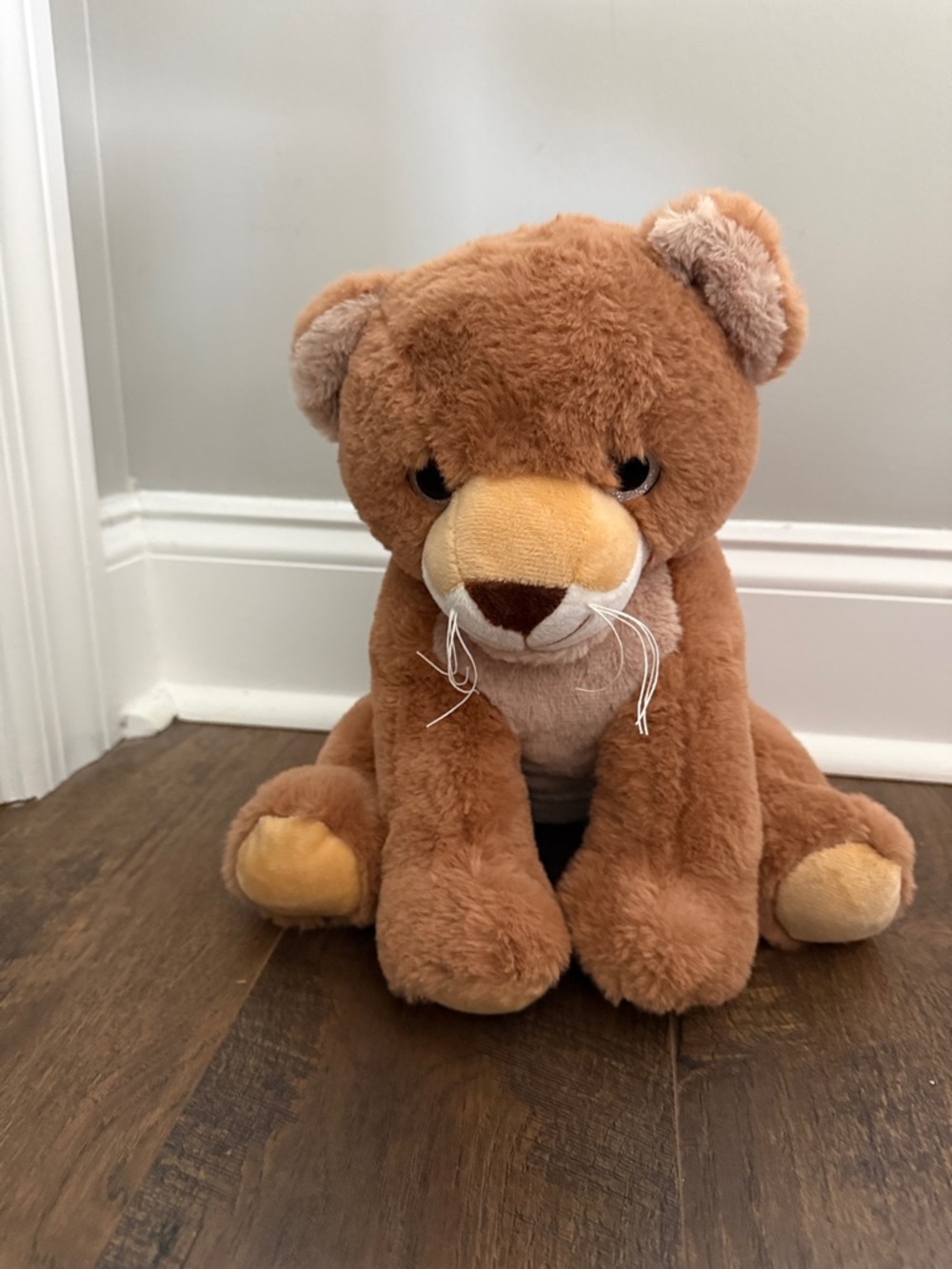 Plush Brown Lion Stuffed Animal - Soft Cuddle Toy